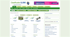 Desktop Screenshot of classificadosglobo.com