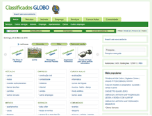 Tablet Screenshot of classificadosglobo.com